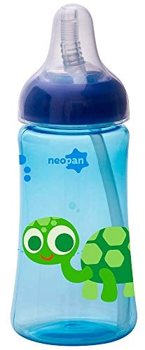 Copo Decora C/ Canudo Azul 360 Ml