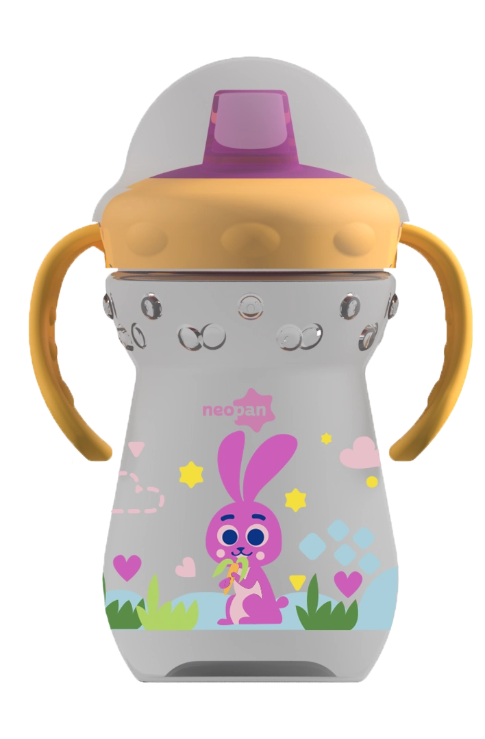 Caneca Neopan 320ml Decorada Rosa