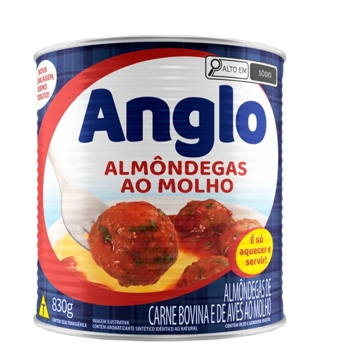 Almondegas Anglo Ao Molho