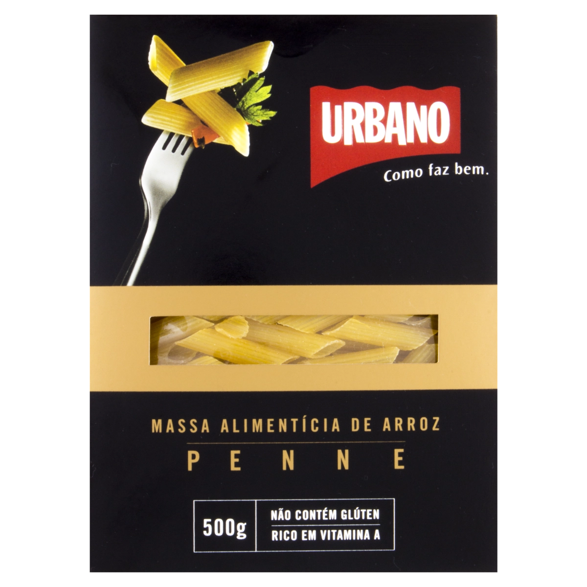 Massa Sem Glúten De Arroz Penne Urbano Caixa 500g