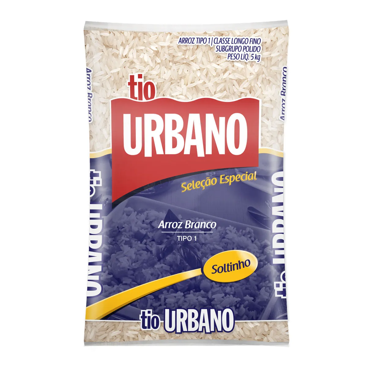 Arroz Branco Longo-fino Tipo 1 Tio Urbano 5 Kg
