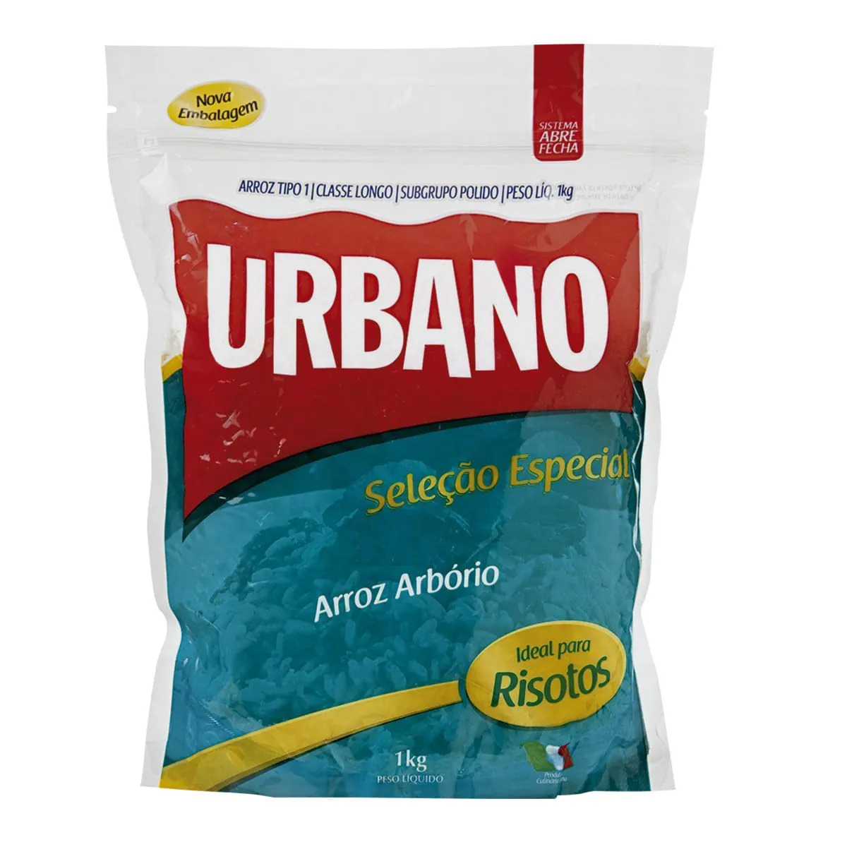 Arroz Arbório Tipo 1 Urbano Pacote 1Kg