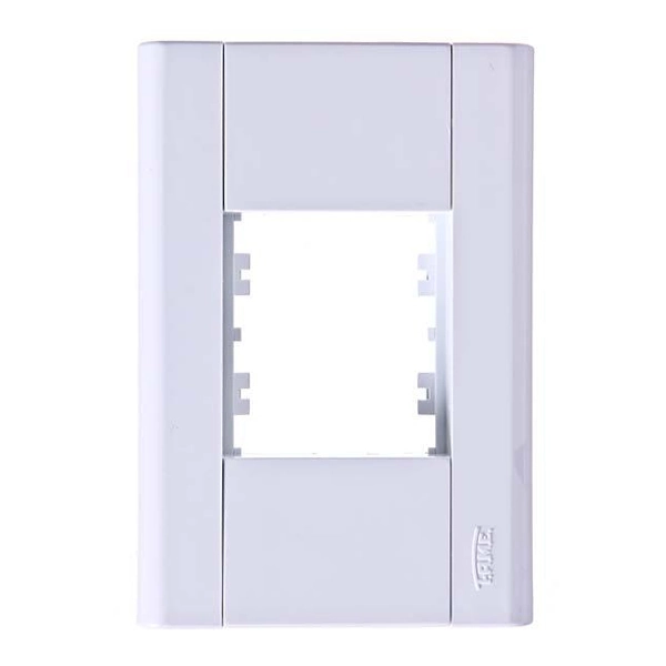Placa sem Suporte 4x2 2 Módulos Branco Modulare Fame