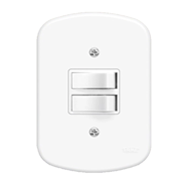 Conjunto de Interruptor Simples Branco Blanc Fame