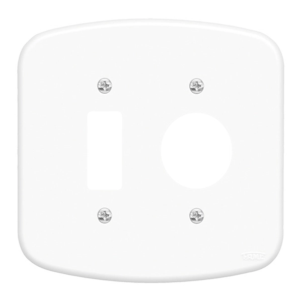 Placa sem Suporte 4x4 1Módulo Branco Blanc Fame