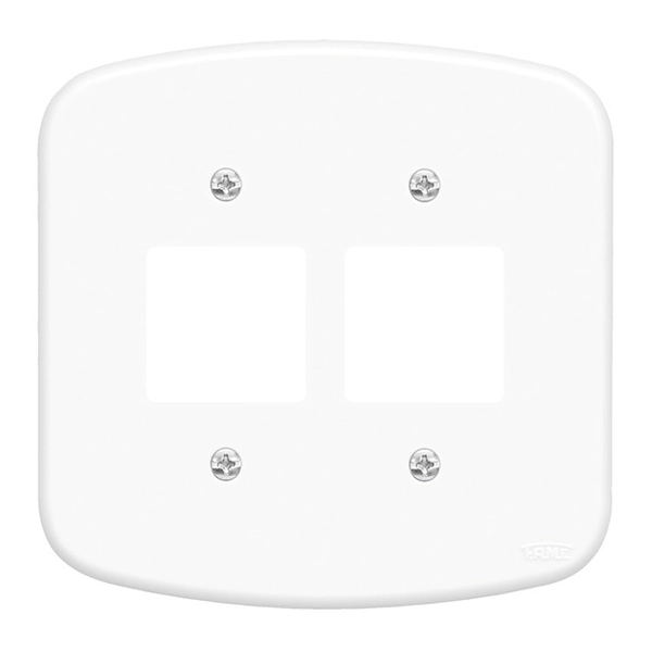 Placa sem Suporte 4x4 4Módulos Branco Blanc Fame