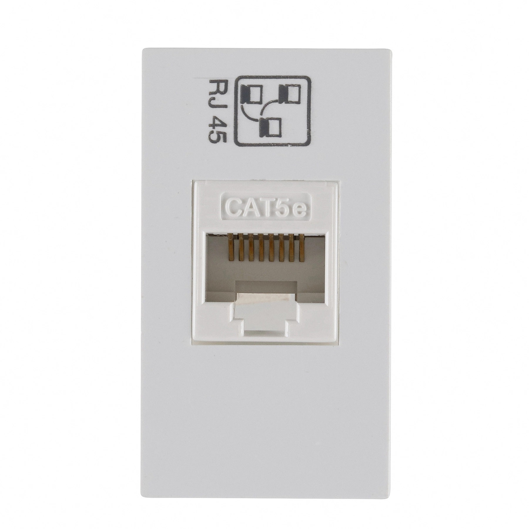 Módulo de Tomada para Informática Branco RJ45 Modulare Fame