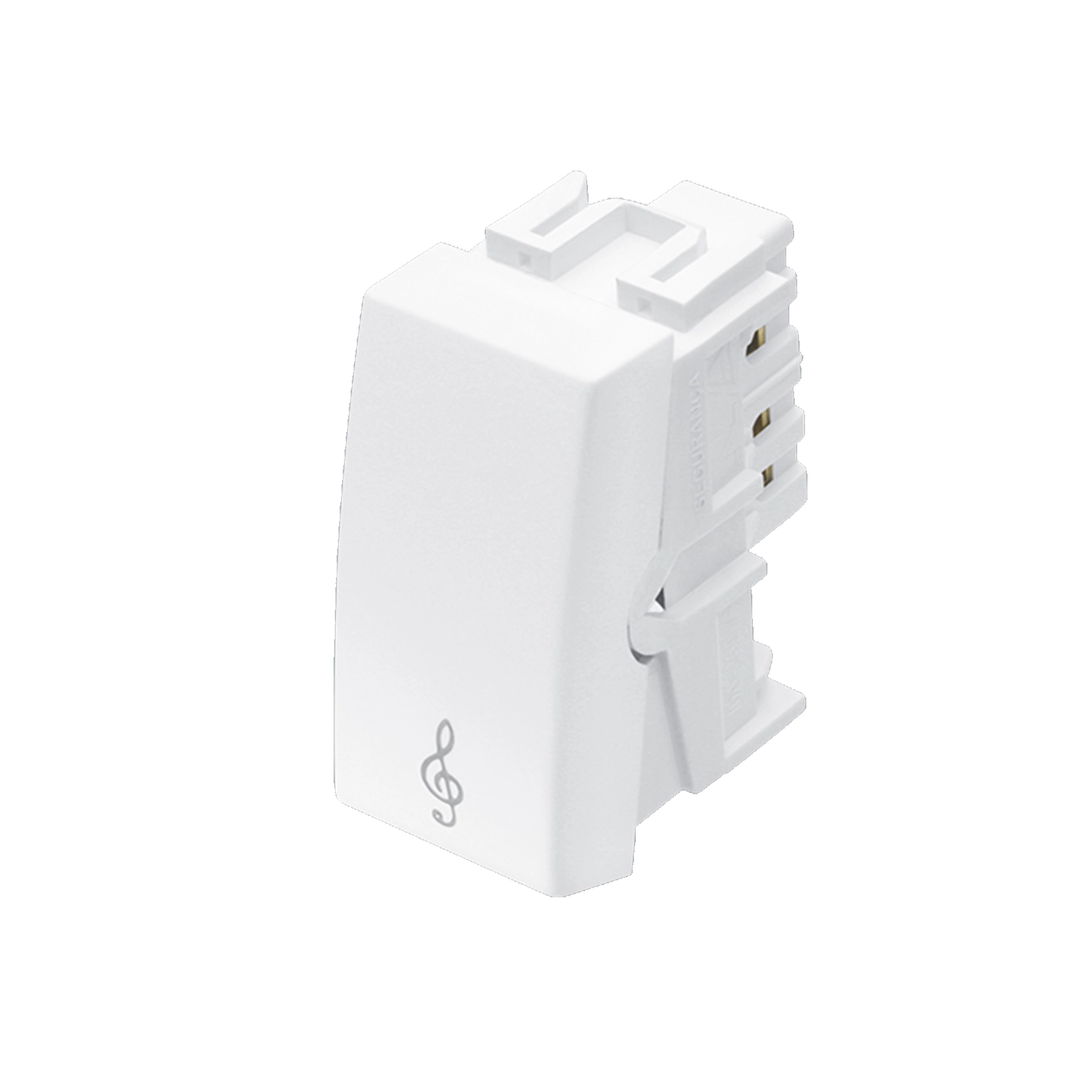 Módulo Pulsador Campainha 16A/250V Branco Habitat Fame