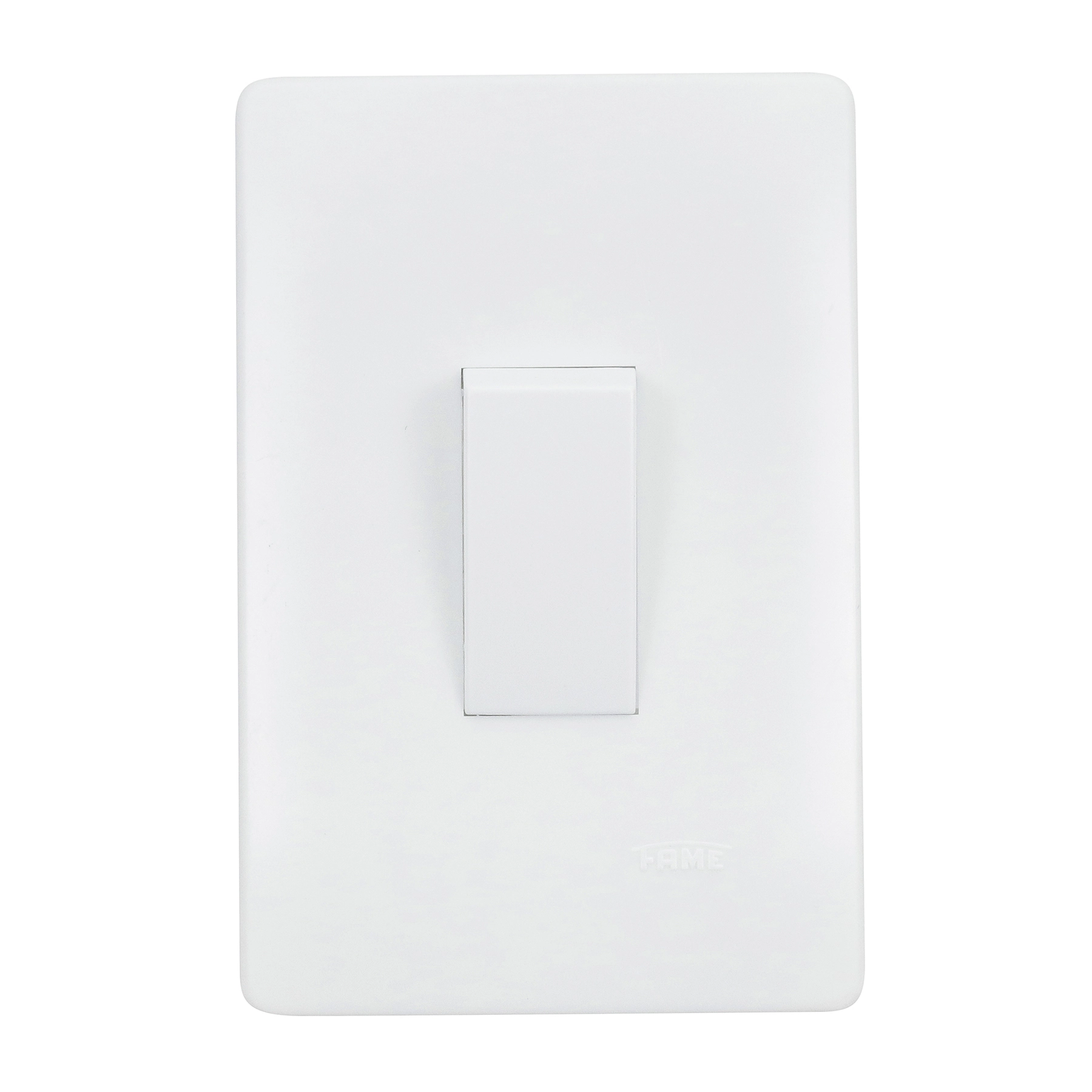 Conjunto de Interruptor Simples 16A/250V Branco Habitat Fame