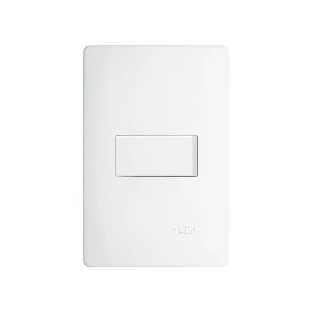 Interruptor Paralelo Fame Habitat Com Placa 4x2 Branco