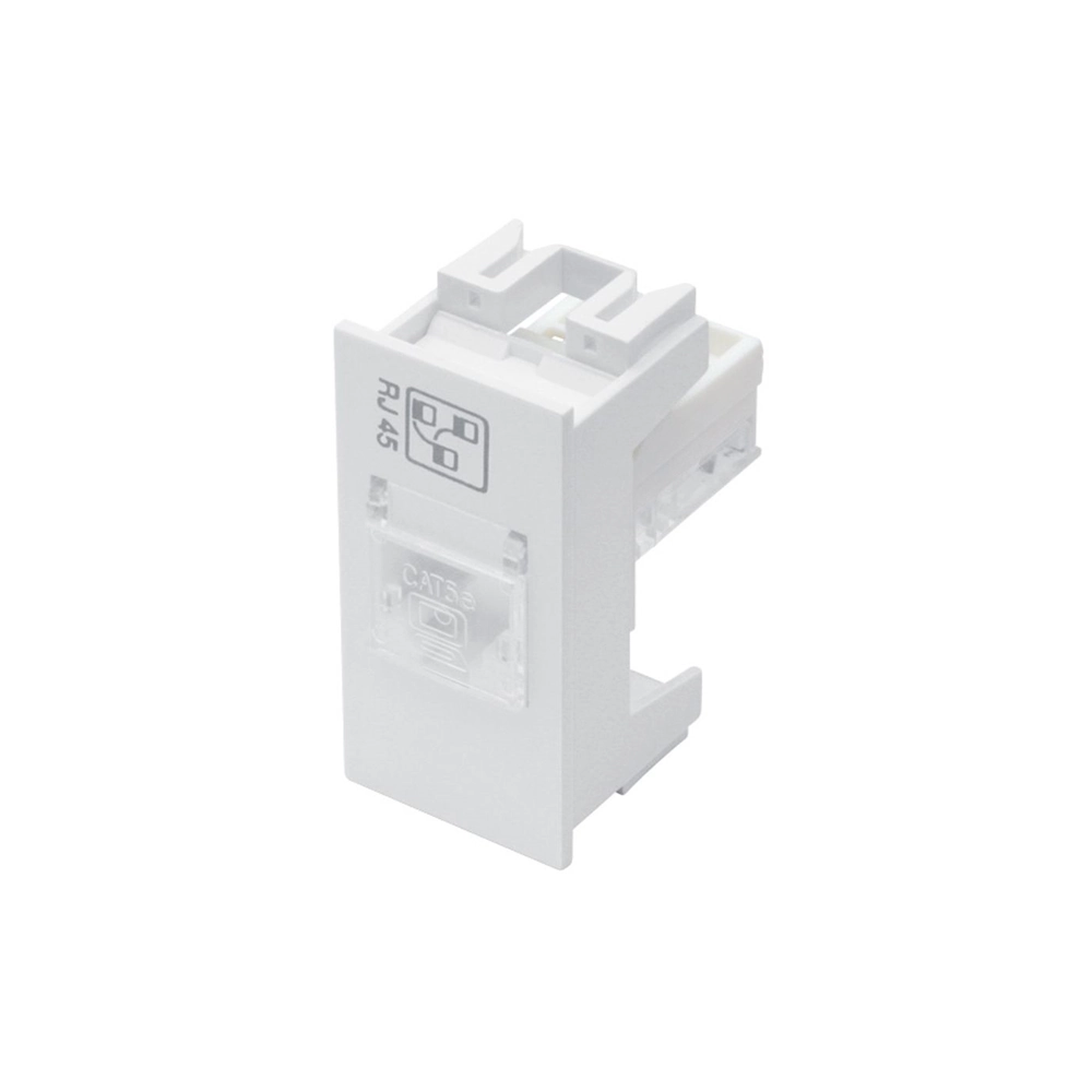 Módulo Tomada Para Rede De Informática Fame Habitat Rj45 Cat6 8 Vias Branco
