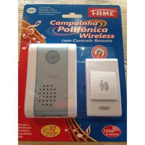 Campainha Fame 127v Wireless