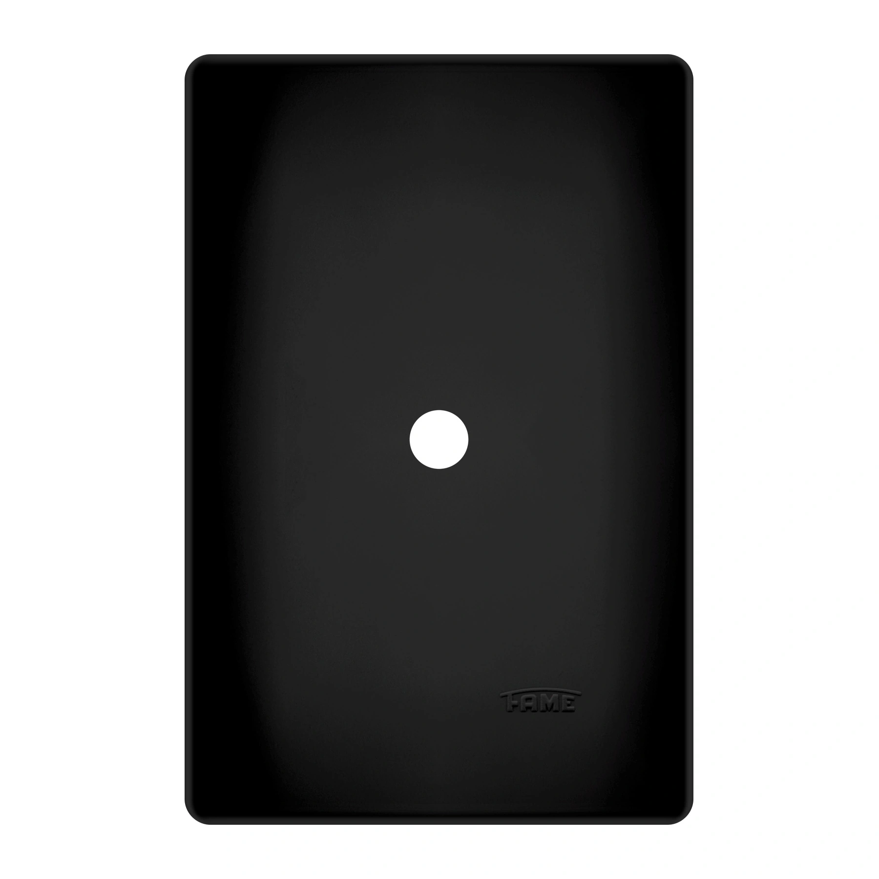 Placa Com Suporte 4X2 Saida De Fio Habitat Black Fame