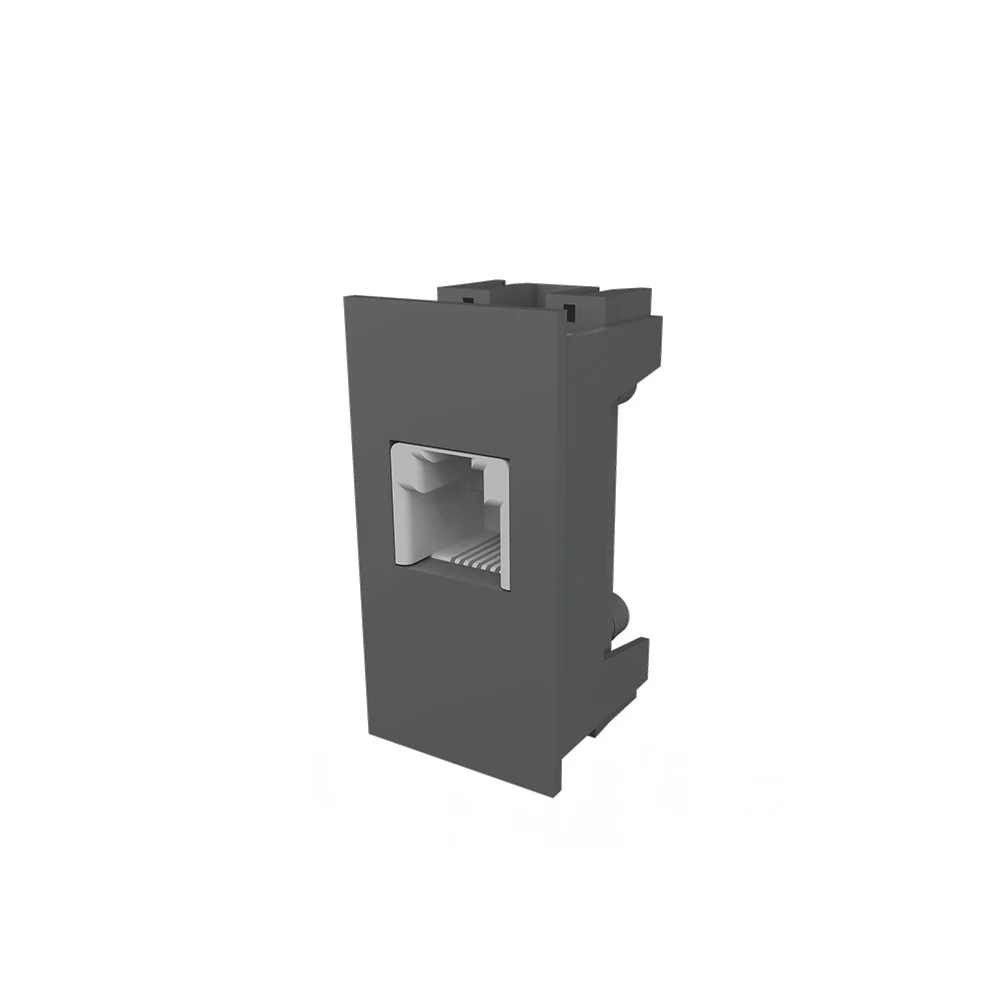 Módulo Tomada Para Telefone Fame Habitat Onix Rj11 4 Vias Onix