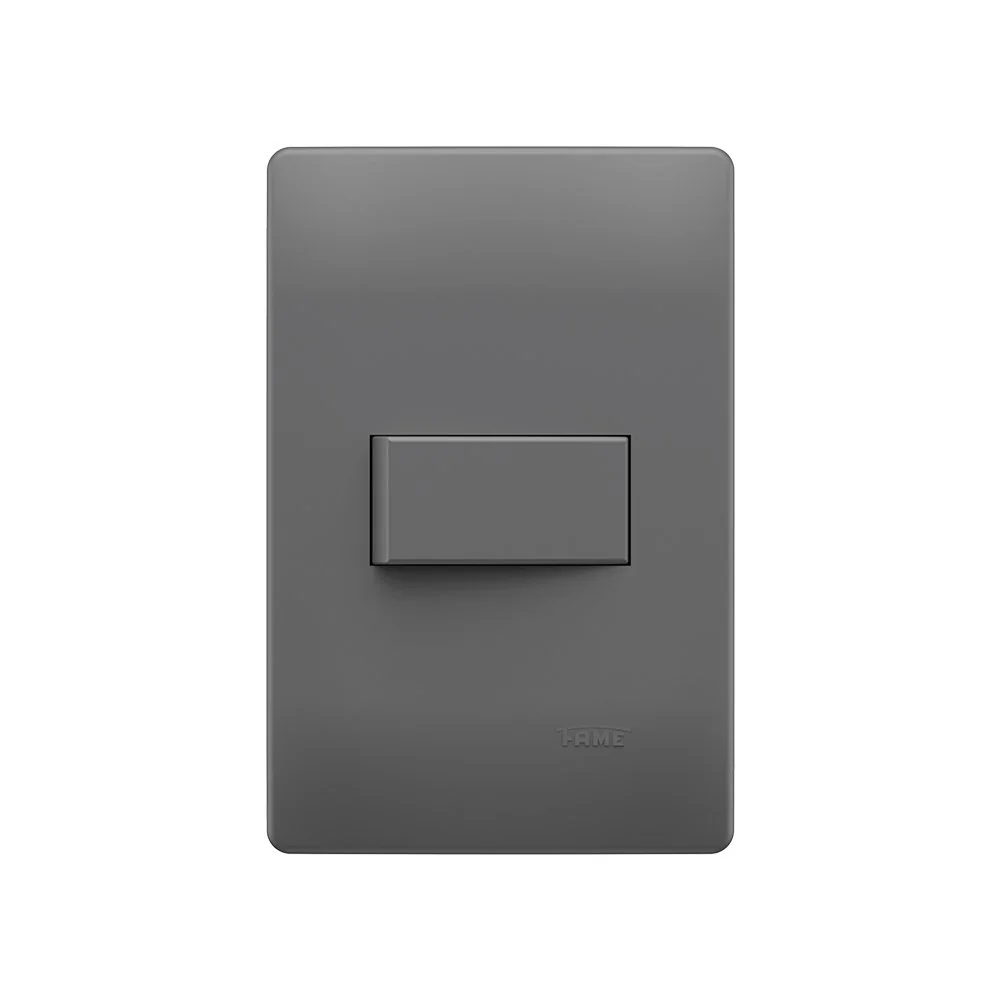 Interruptor Paralelo Fame Habitat Onix Com Placa 4x2 Onix