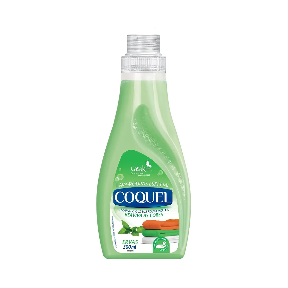 Lava Roupas Líquido Ervas Coquel Frasco 500ml