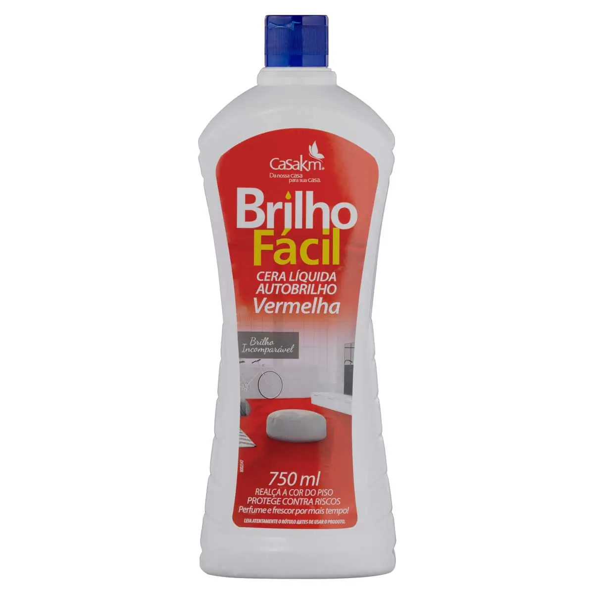 Cera Líquida BRILHO FÁCIL Vermelha 750ml