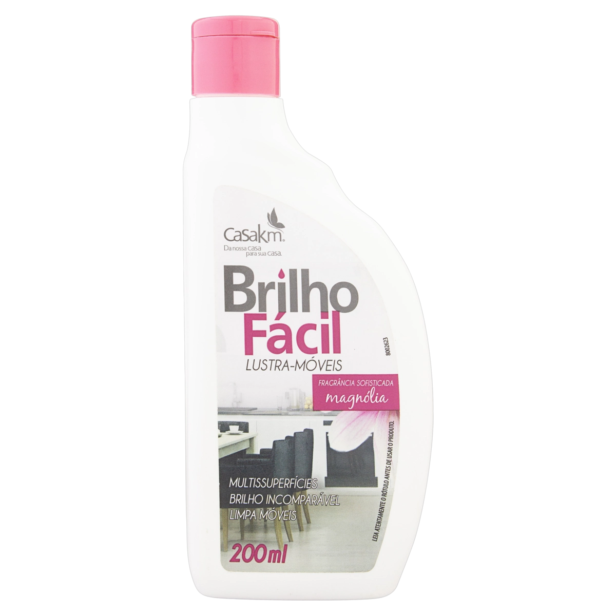 Lustra Móveis Multissuperfícies Magnólia Brilho Fácil Frasco 200ml
