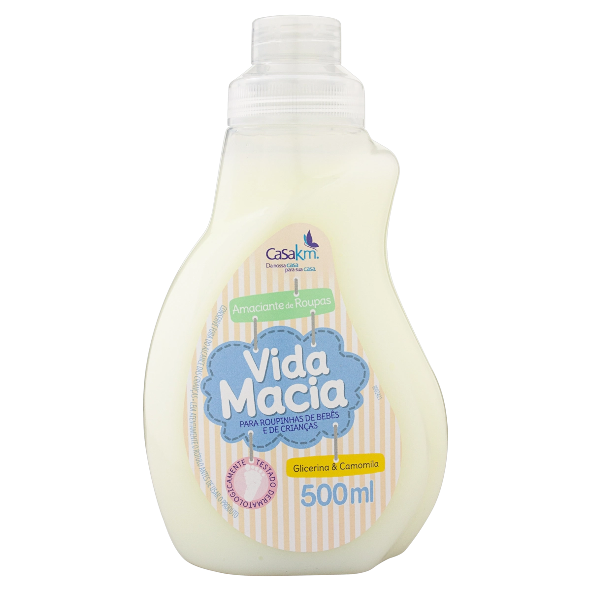 Amaciante De Roupa Glicerina Camomila Vida Macia Frasco 500ml