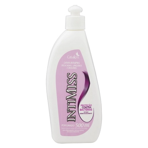 Lava Roupas Líquido Perfumado Intimiss Frasco 500ml