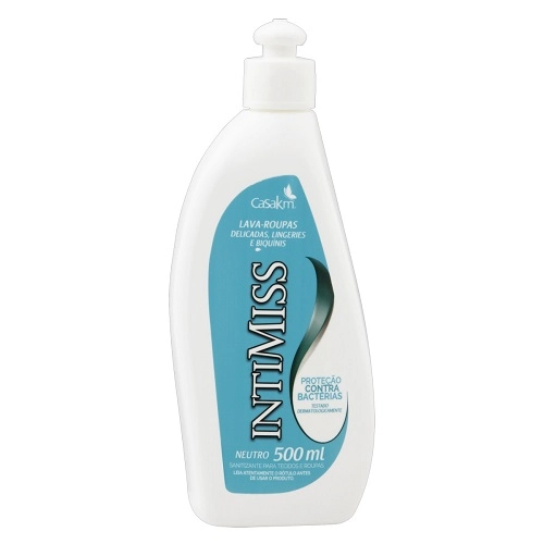 Lava Roupas Líquido Neutro Intimiss Frasco 500ml