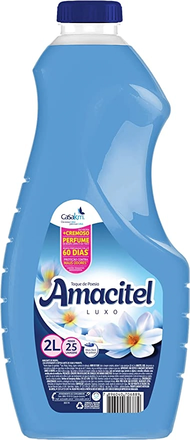 Amaciante De Roupa Toque De Poesia Amacitel Luxo Frasco 2l