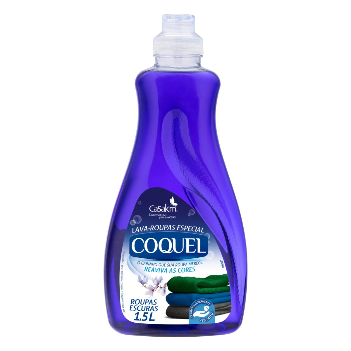 Lava Roupas Líquido Roupas Escuras Coquel Frasco 1,5l