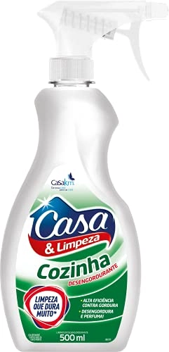 Limpador Desengordurante Cozinha Casa Limpeza Frasco 500ml Borrifador
