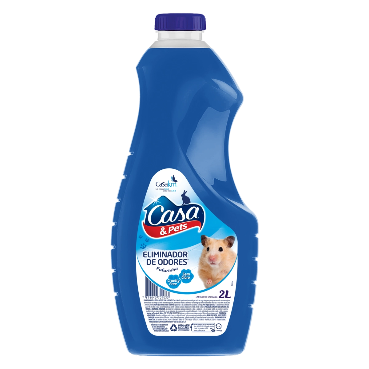 Eliminador De Odores Uso Veterinário Fofurinha Casa Amigo Pet Frasco 2l