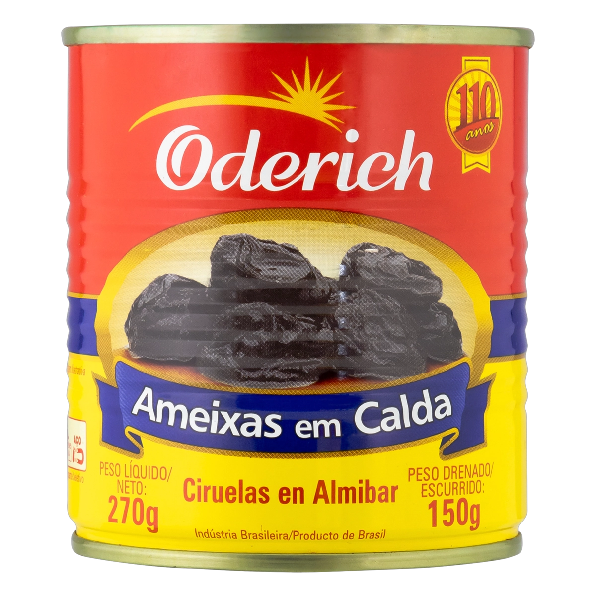 Ameixa em Calda Oderich Lata 150g