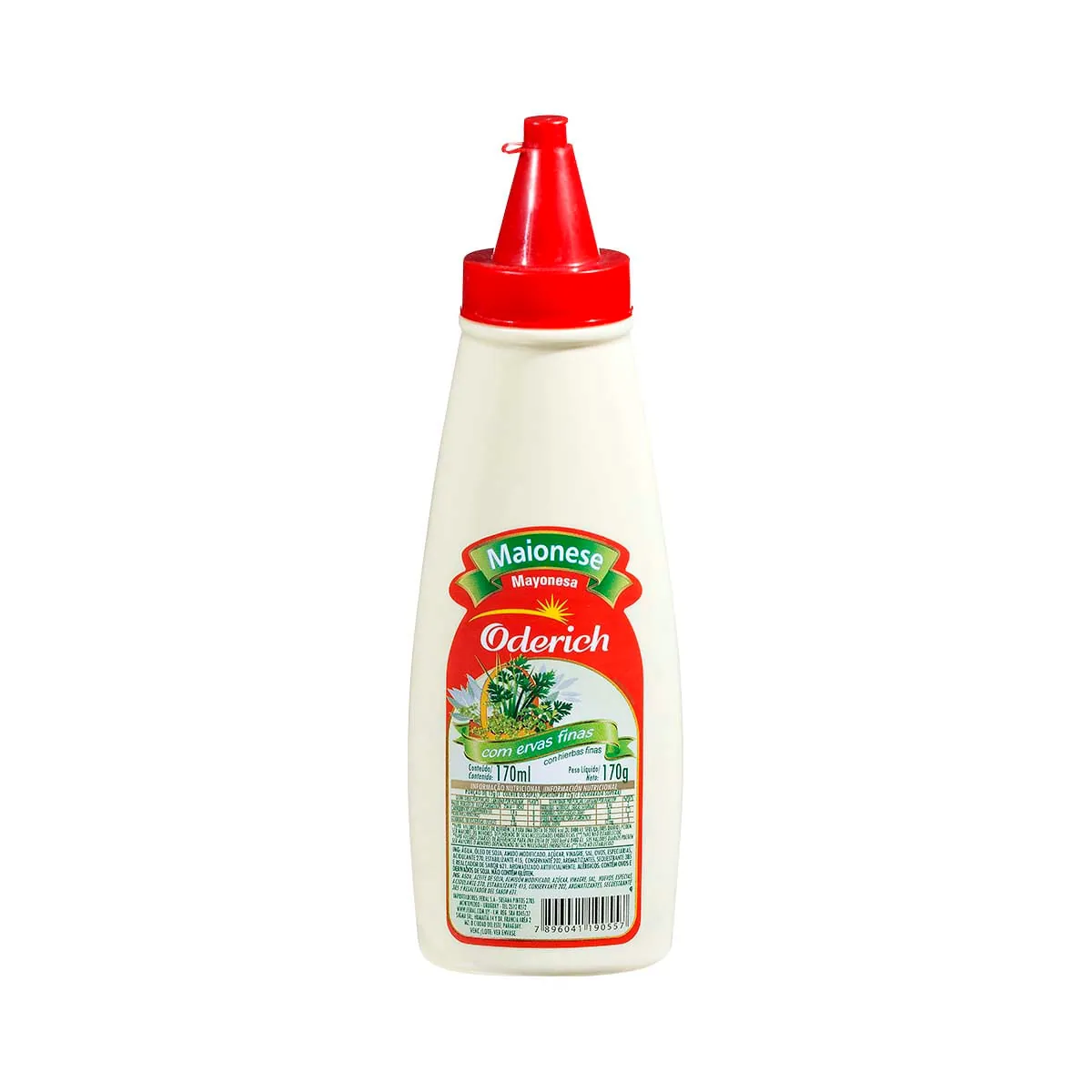 Maionese Com Ervas Finas Oderich 170g