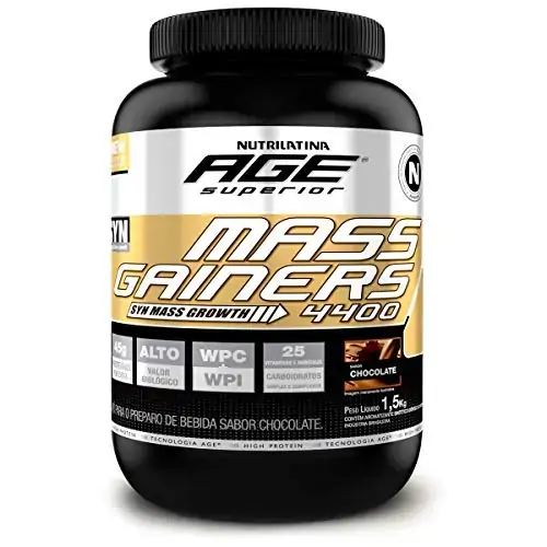 Mass Gainers 4400 Chocolate 1,5kg Nutrilatina Age
