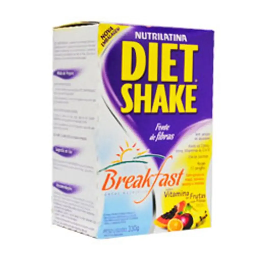 Diet Shake Nutrilatina Vitamina De Frutas Com Fibras