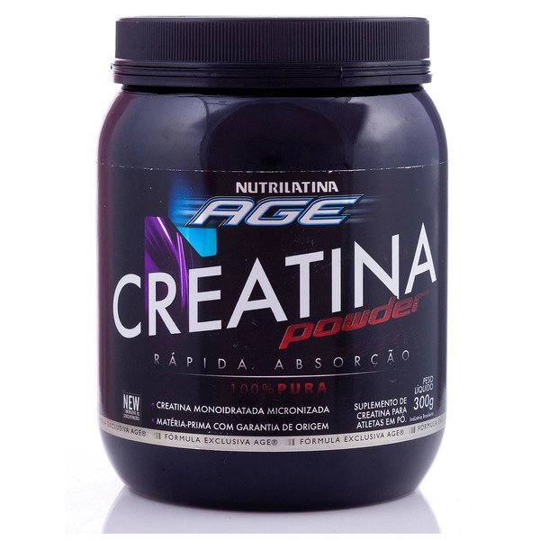 Esportivo Nutrilatina Age Creatina Powder Pote Pó 300 Gramas
