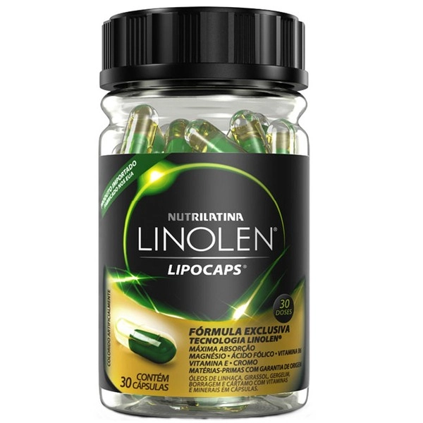 Esportivo Nutrilatina Linolen Lipocaps Pote 30 Cápsulas