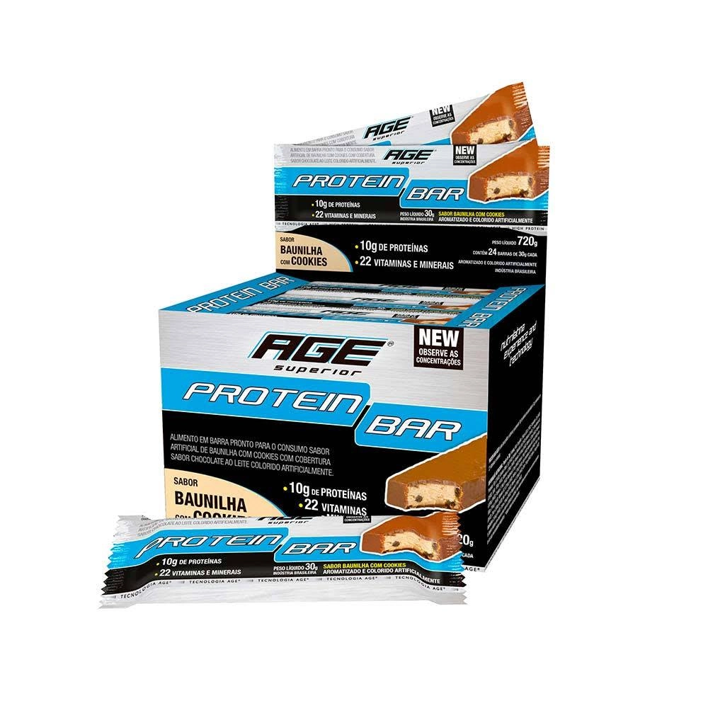 Protein Bar Baunilha Com Cookies 30g Nutrilatina Age