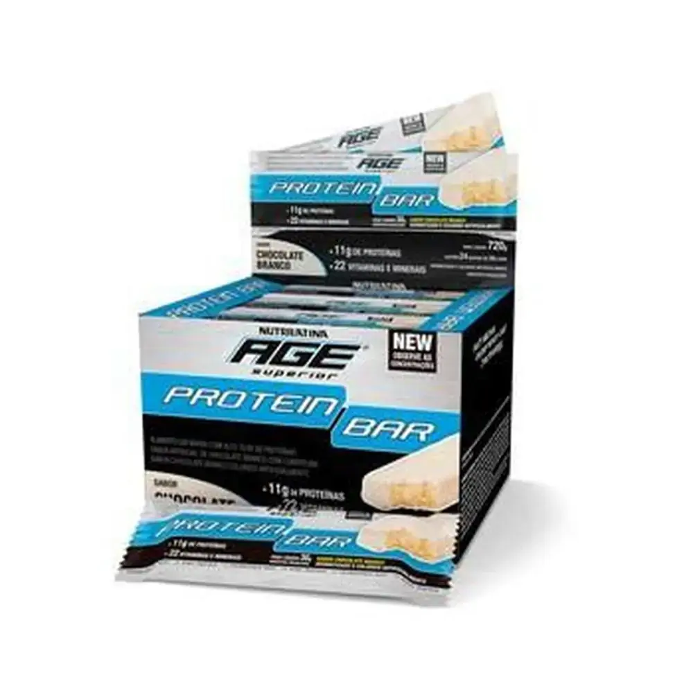 Protein Bar Amendoim Com Caramelo Cx24 Nutrilatina