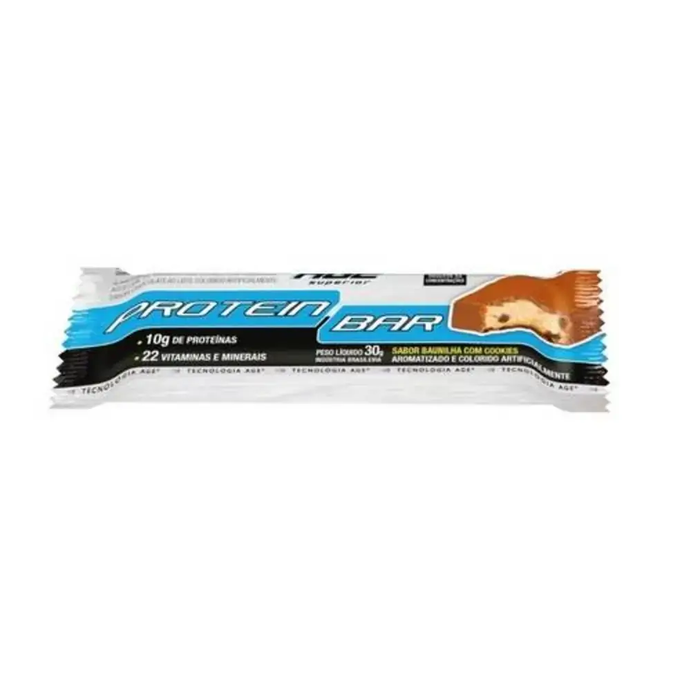 Barra De Protein Nutrilatina Age Baunilha C/cookies 30g Dpl24
