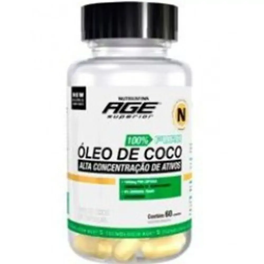 óleo De Coco 60 Cap Nutrilatina