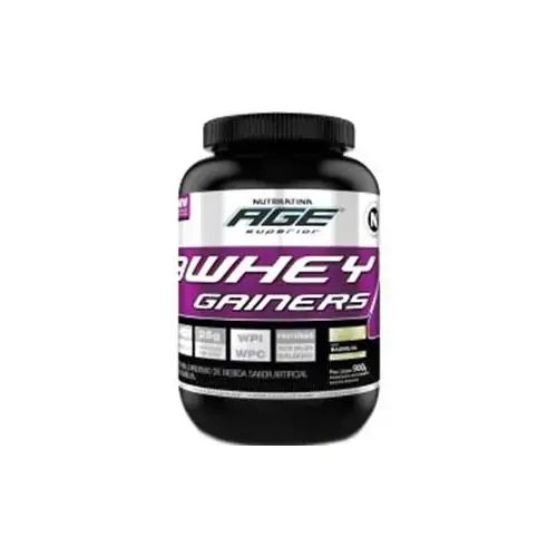 3 Whey Gainers Age 900g Baunilha Nutrilatina Age