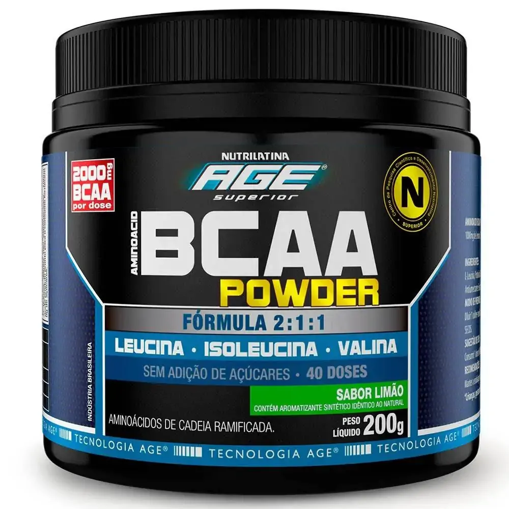 Bcaa Powder Tangerina 200g Nutrilatina Age