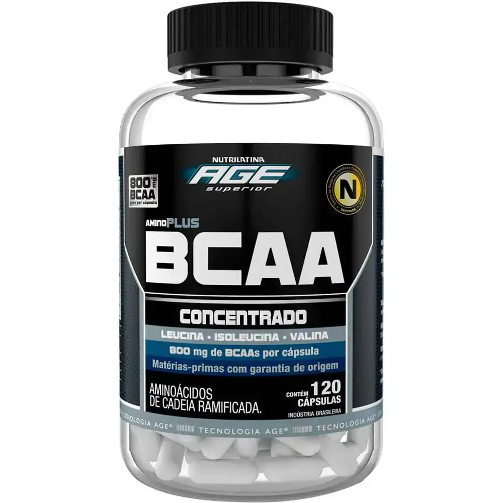 Amino Plus Bcaa 120 Caps Nutrilatina Age