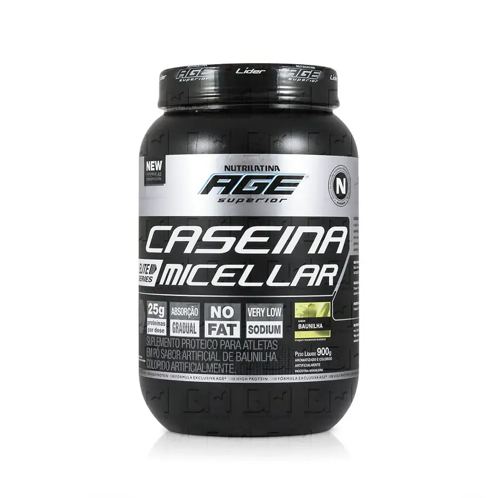 Caseina Micellar 900g Baunilha Nutrilatina Age