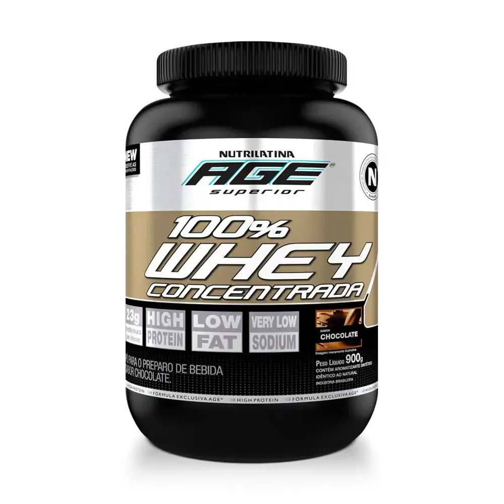100 Whey Conc Baunilha 900g Nutrilatina
