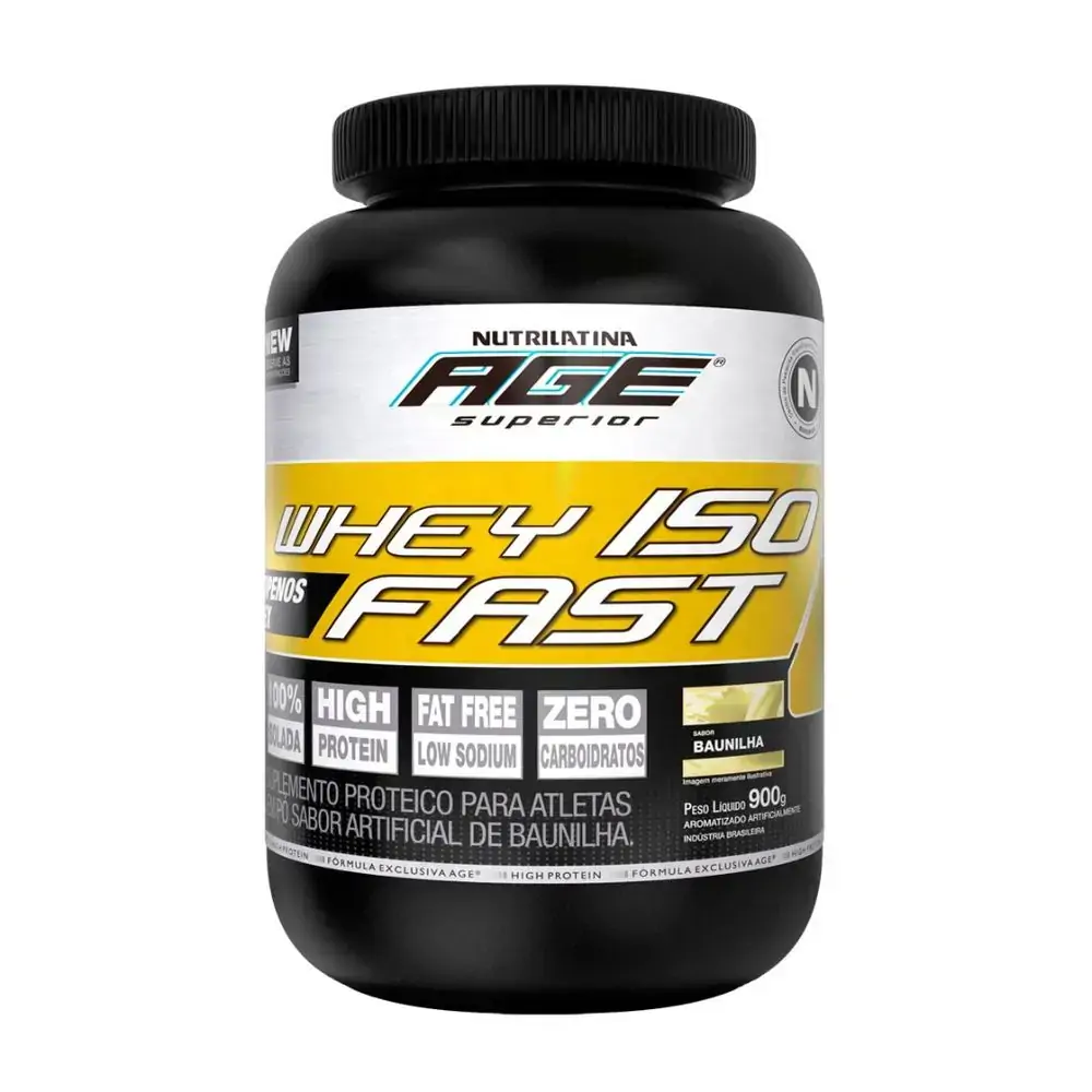 Whey Iso Fast Baun 900g Nutrilatina