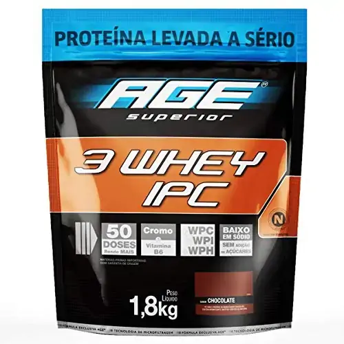 3 Whey Ipc Age Refil 1,8kg Chocolate