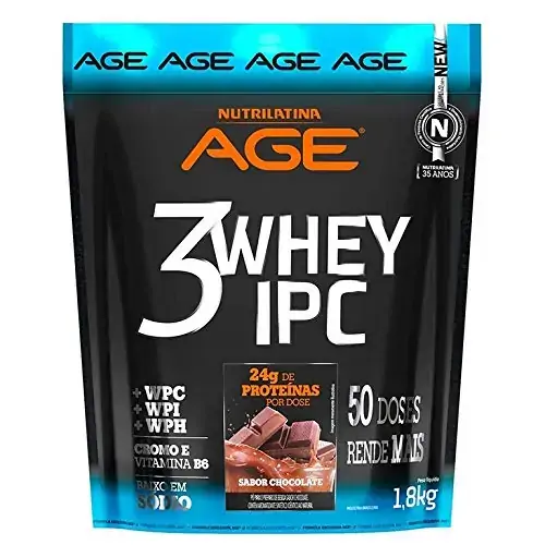 3 Whey Ipc Age Pouch 1,8kg Chocolate Nutrilatina