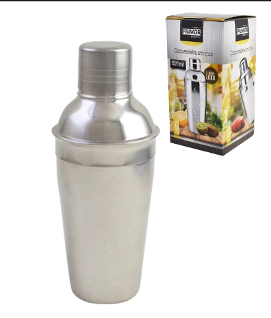 Coqueteleira Em Inox 500ml