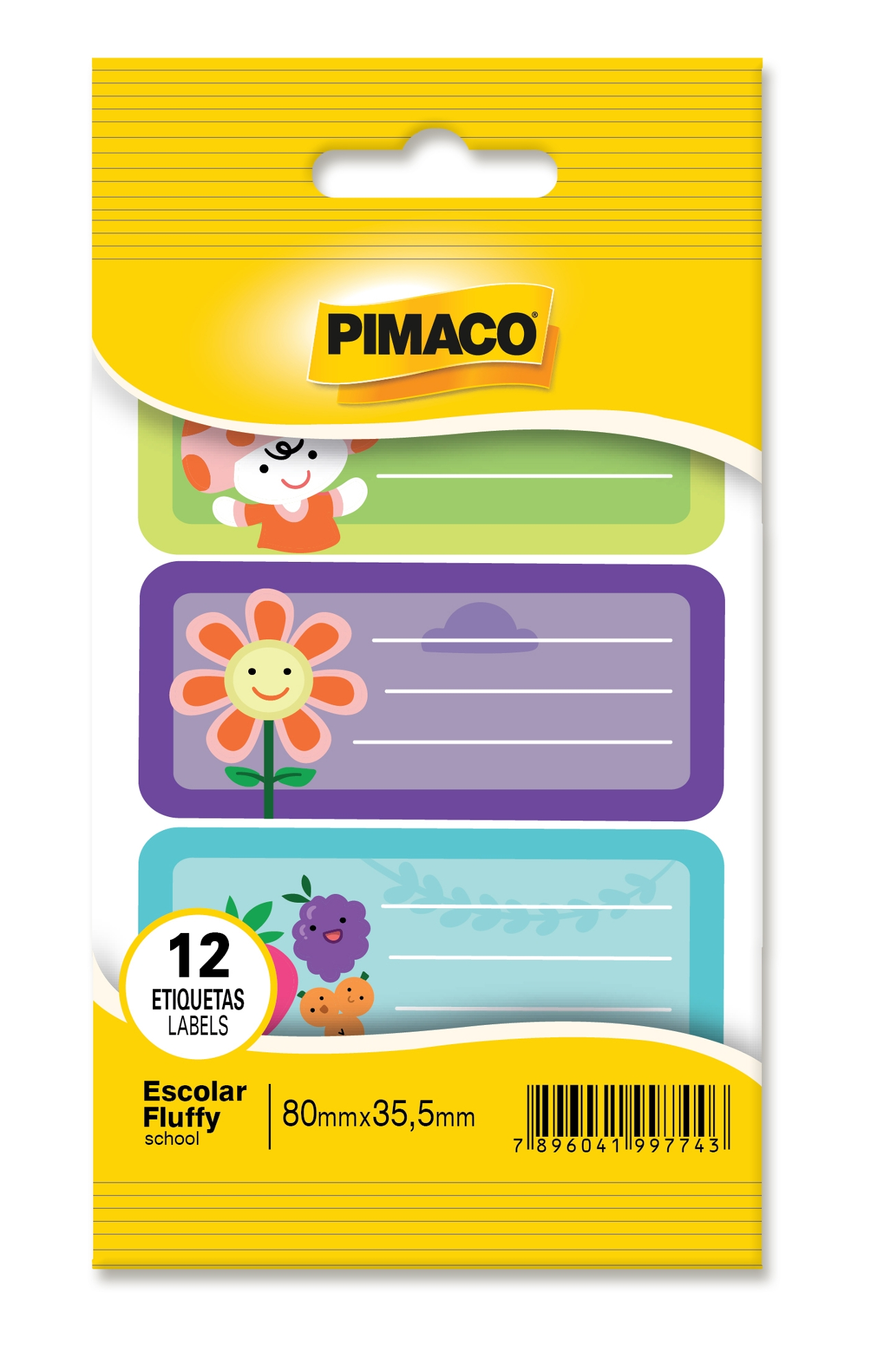 Etiqueta Escolar Pim