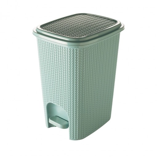 Lixeira C/ Pedal E Trama 12 L